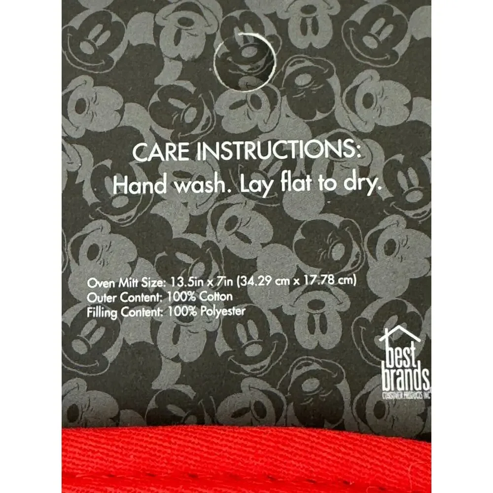 Lot Disney 1 set Mickey Minnie Oven Mitts 1 set Mickey Mouse Dishtowels NEW